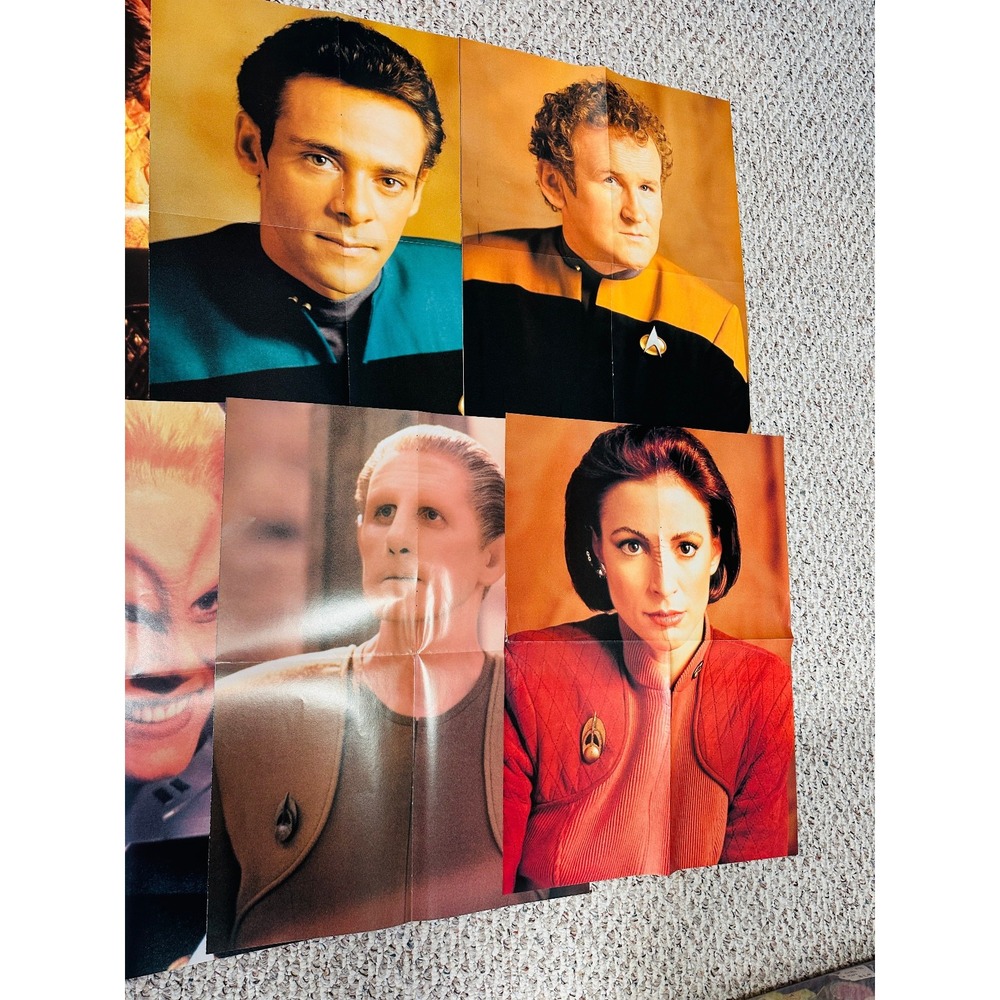 Lot of 11 Star Trek Deep Space Nine Double Sided Posters 21 X 16 Quark & More - Picture 2 of 7